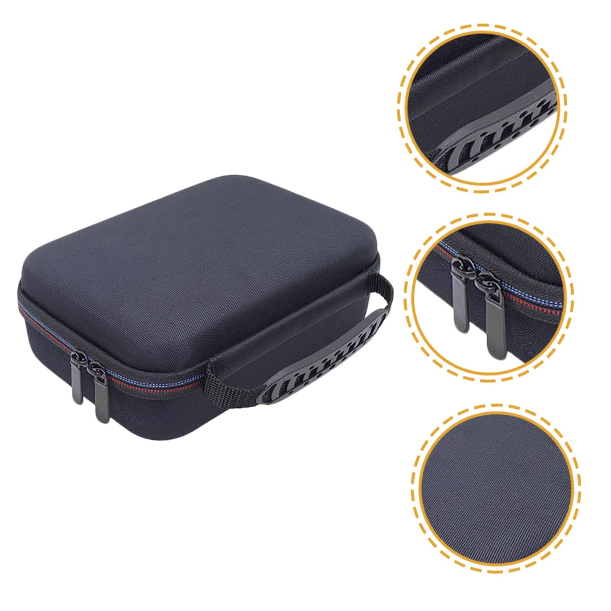 Custodia per Rasoio da Viaggio in Eva Nero, Compatta e Resistente | Porta Rasoio Viaggio, Borsa da Toilette da Viaggio, Adatta a Viaggio di Lavoro, Antiurto e Antigraffio