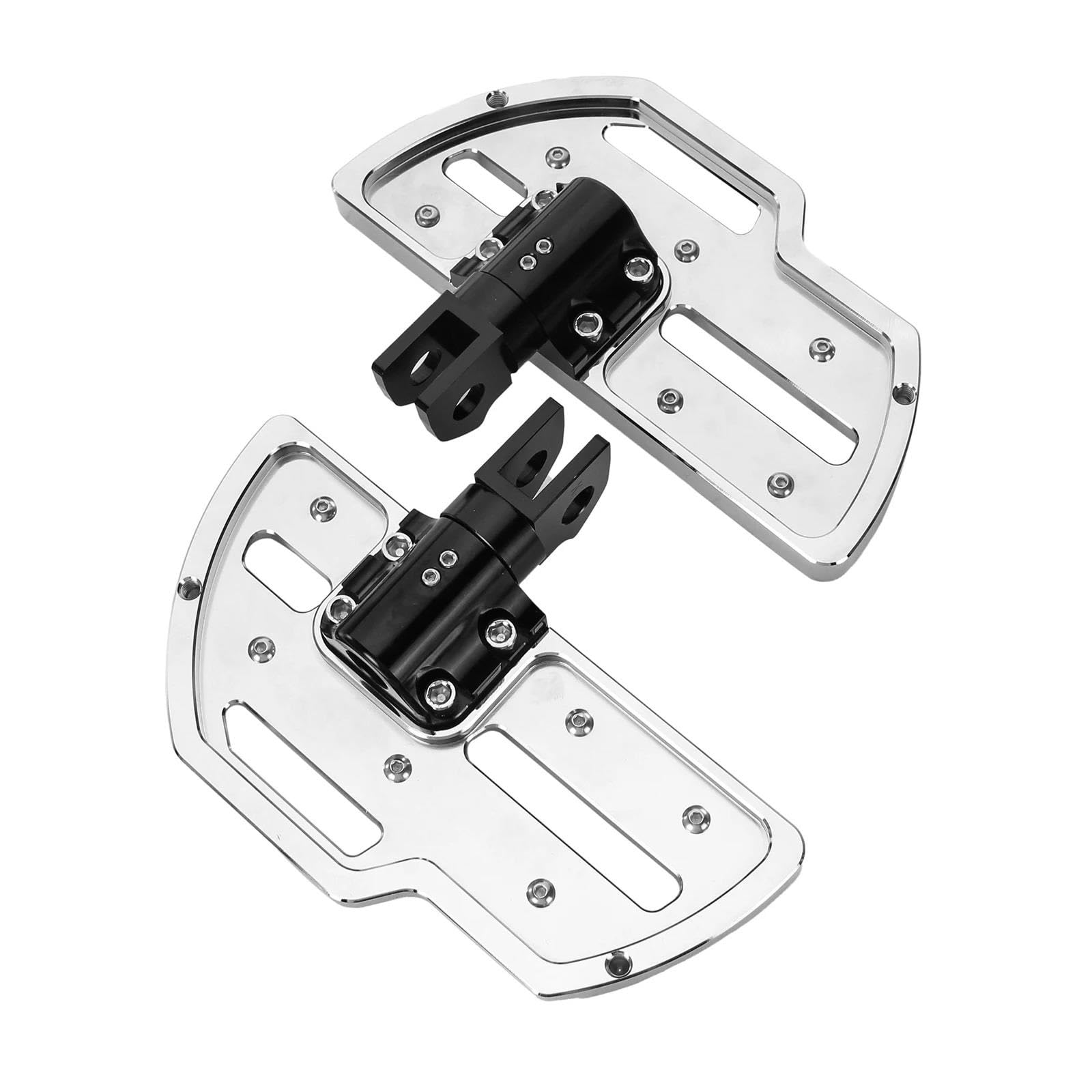 Estriberas Anchas para Kawasaki para Vulcan S 650 EN650 2015-ON Accesorios para Pedales Moto Y Plataforma Delantera Conductor Reposapiés Motocicleta(1 par Negro)
