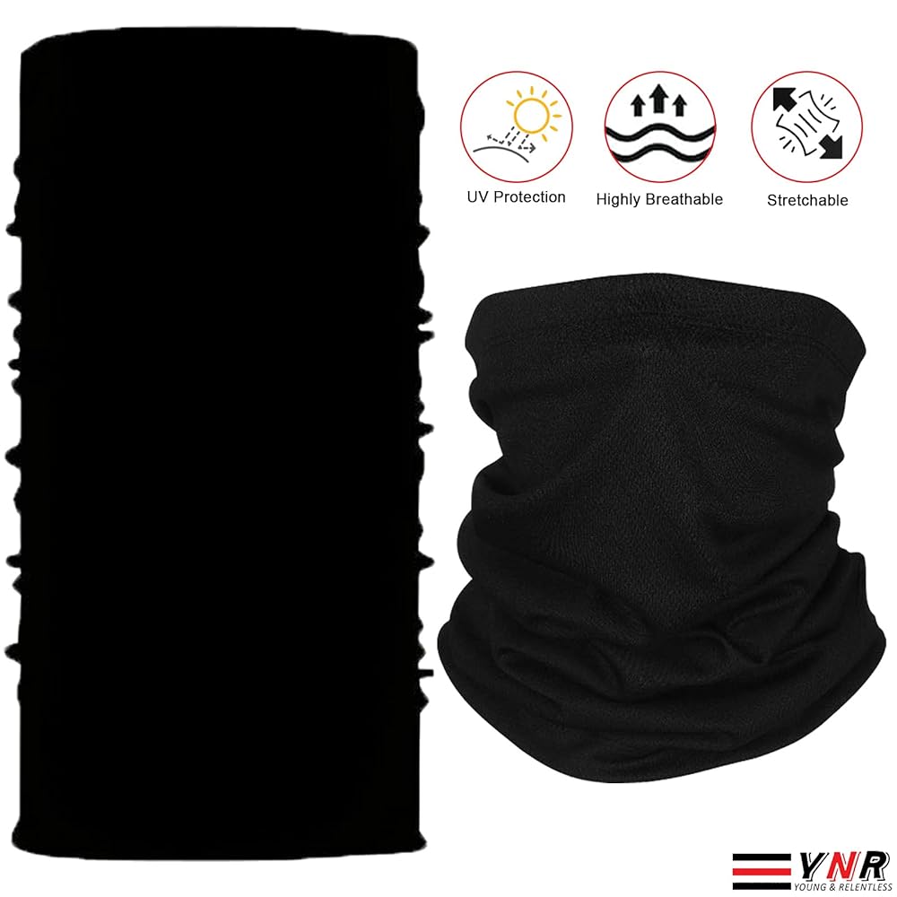 Multifonction Bandana, 12pcs Elastique Tube Bandeaux Couvre-Chef, Echarpe Sport Cheveux Gaiter Balaclava Masque Vent Poussière Preuve UV Résidence Pour Yoga Cyclisme Randonnée