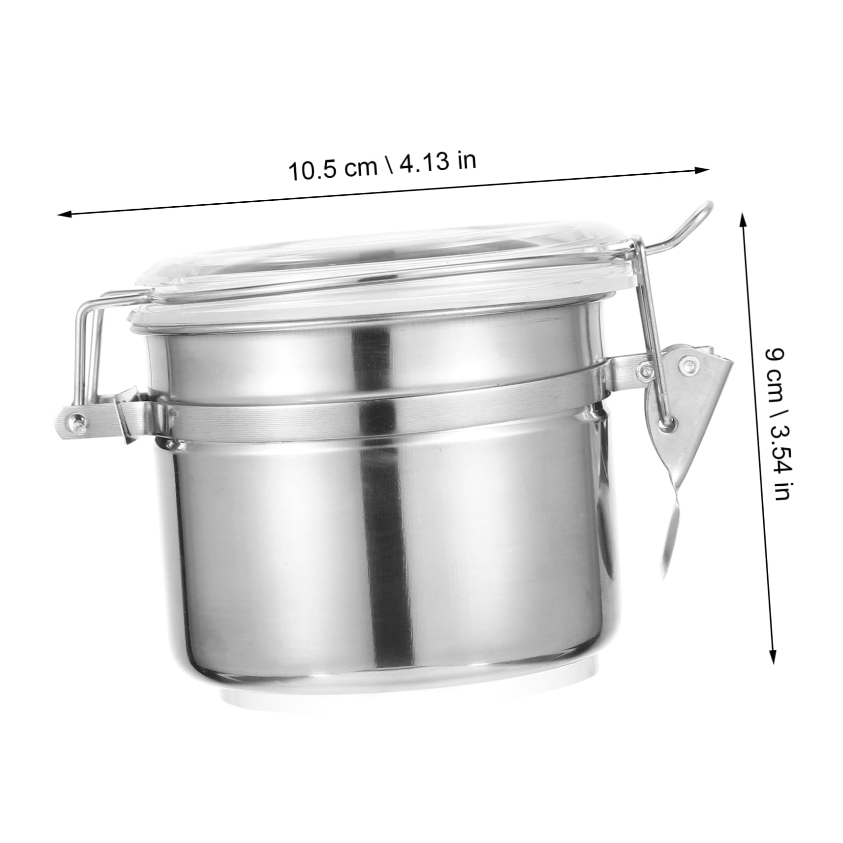 TOVINANNA Stainless Steel Eyelash Glue Storage Sensitive Lash Adhesive Jar Leakproof Lash Box for Makeup