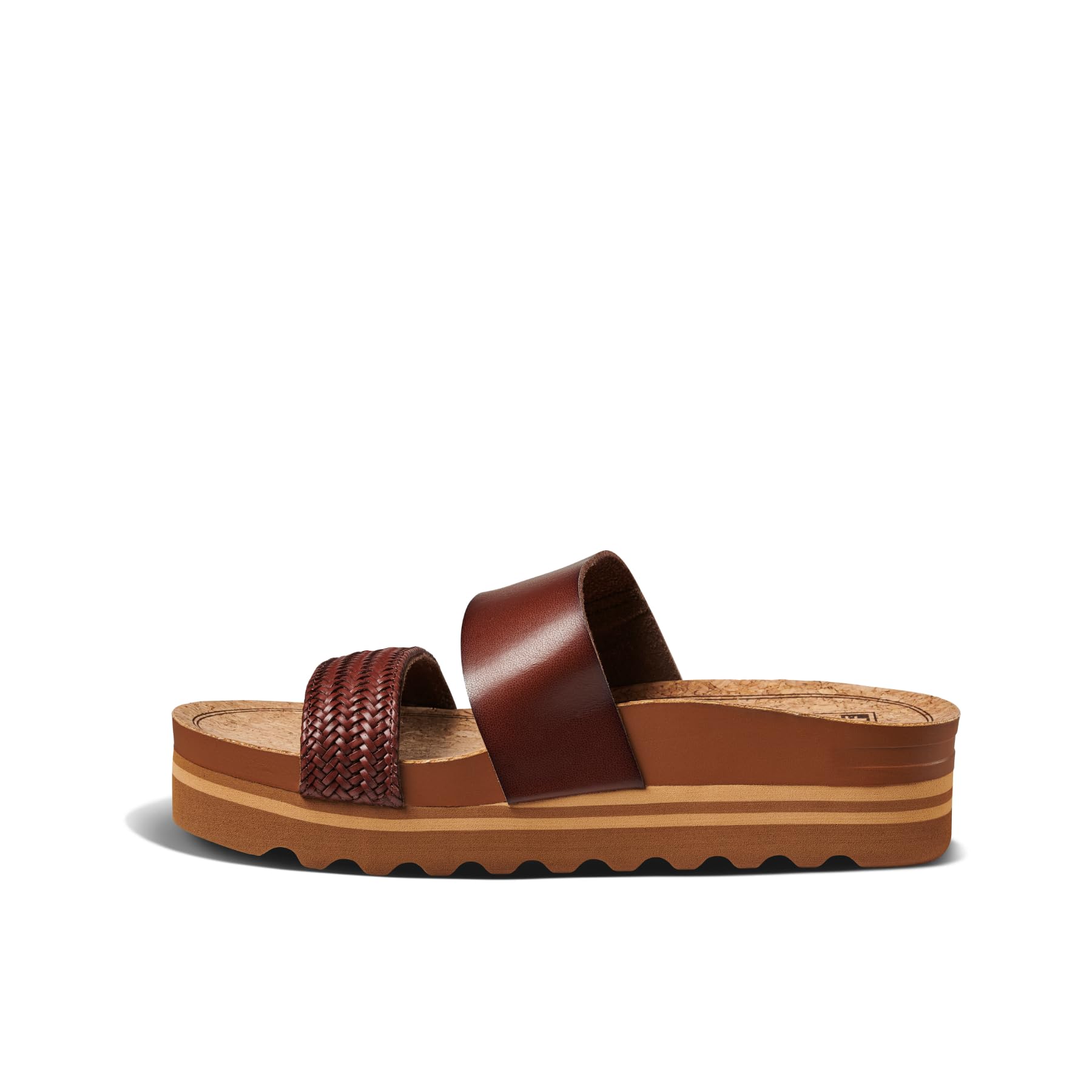 Reef Women's Cushion Bounce Vista Suede Slide Sandal