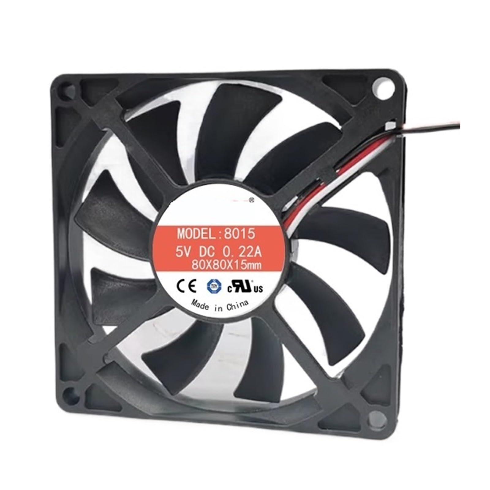 YMUGUEGH 8015 12V 24V 5V 8cm cooling fan(12V 2line)