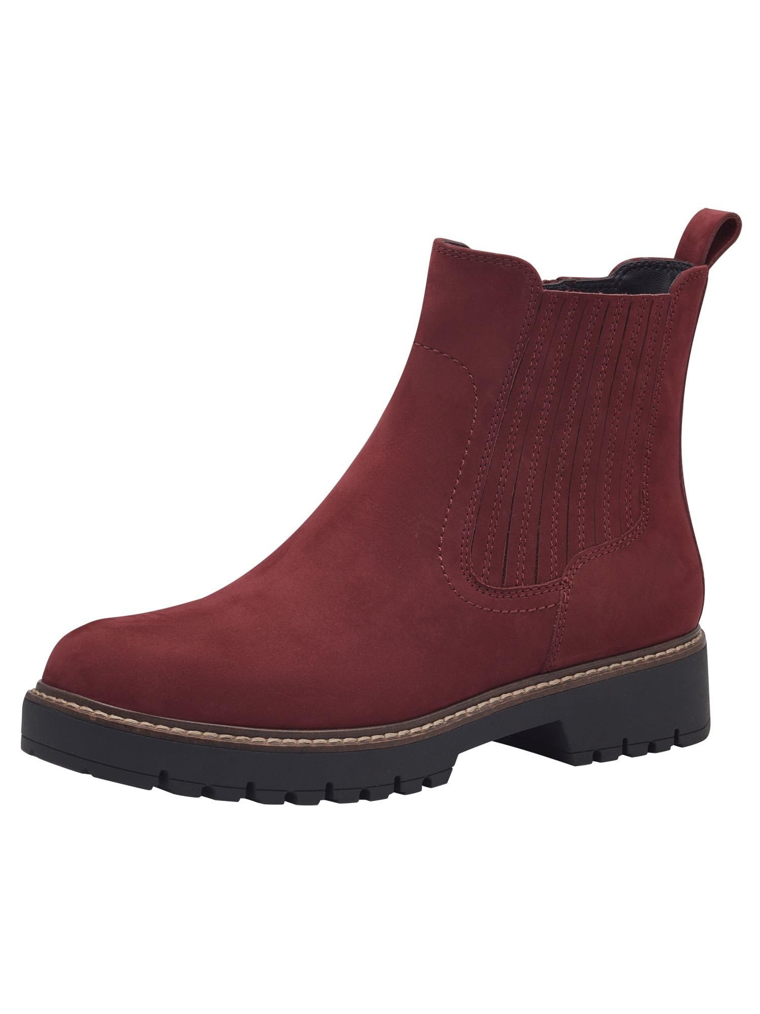 Tamaris Women's Classic Boots, Women's Boots, Touchit Footbed, Merlot, 6.5 UK