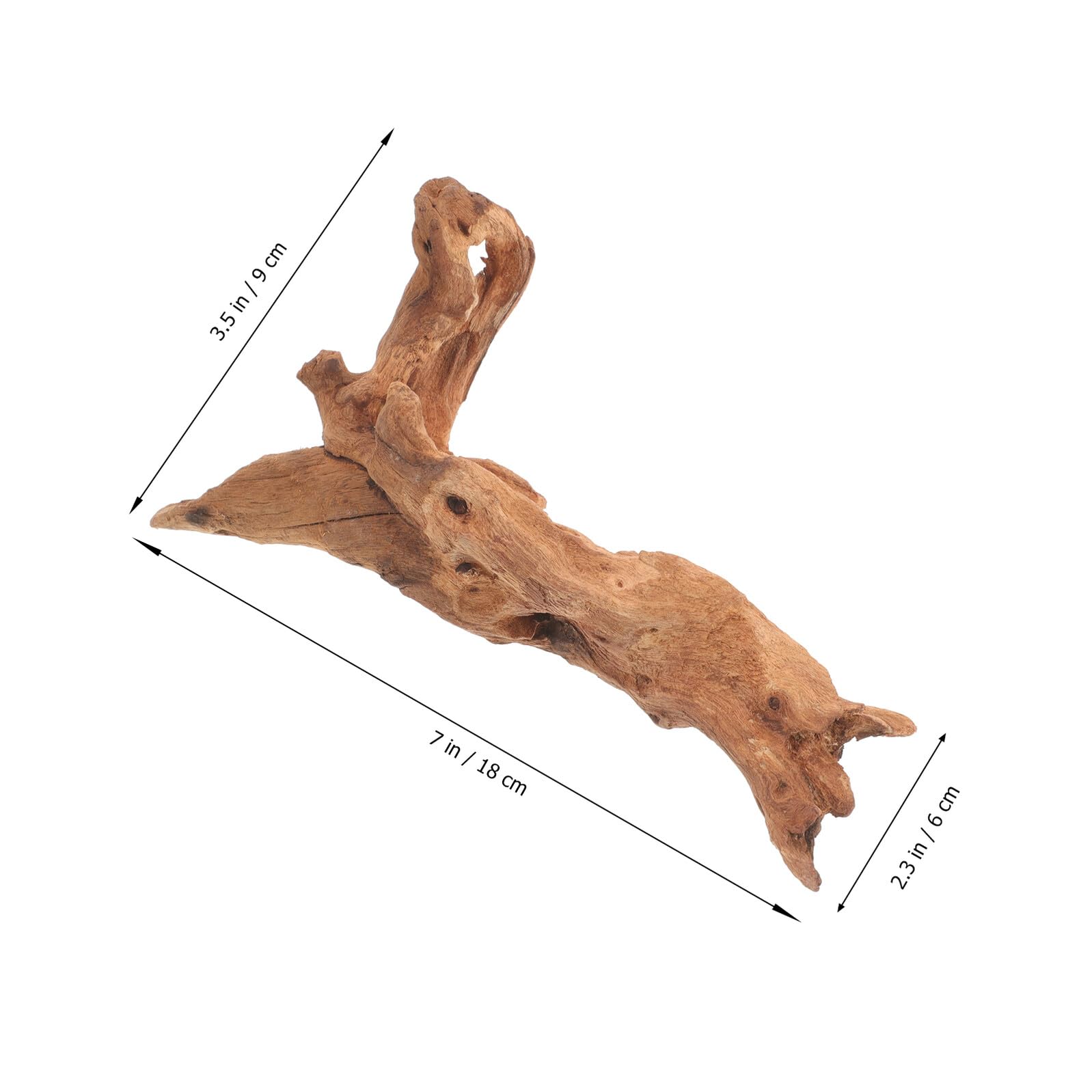 KOMBIUDA Natürliches Totholz Aquarium Dekoration 15 20cm Stabile Moorholz Wurzel Unbedenklich für Wasserbewohner Geeignet für Aquarium und Terrarien
