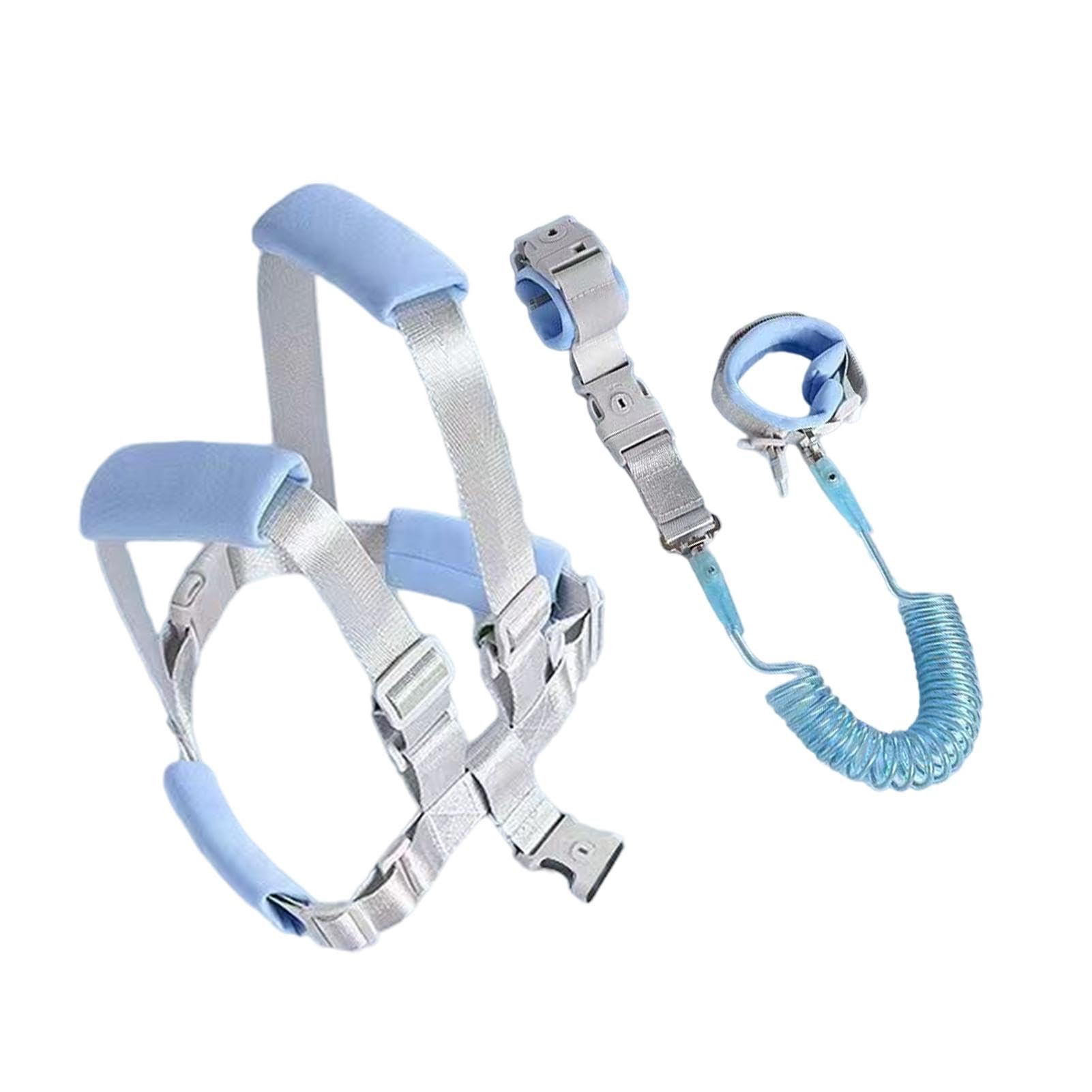 Misaakoeq Toddler Harness with Leash - Leashes Anti-Lost Wrist Link | Anti Lost Toddler Safety, Baby Walking Holder, Kids Walking Wristband Assistant Strap Belt, Child Safety Harness