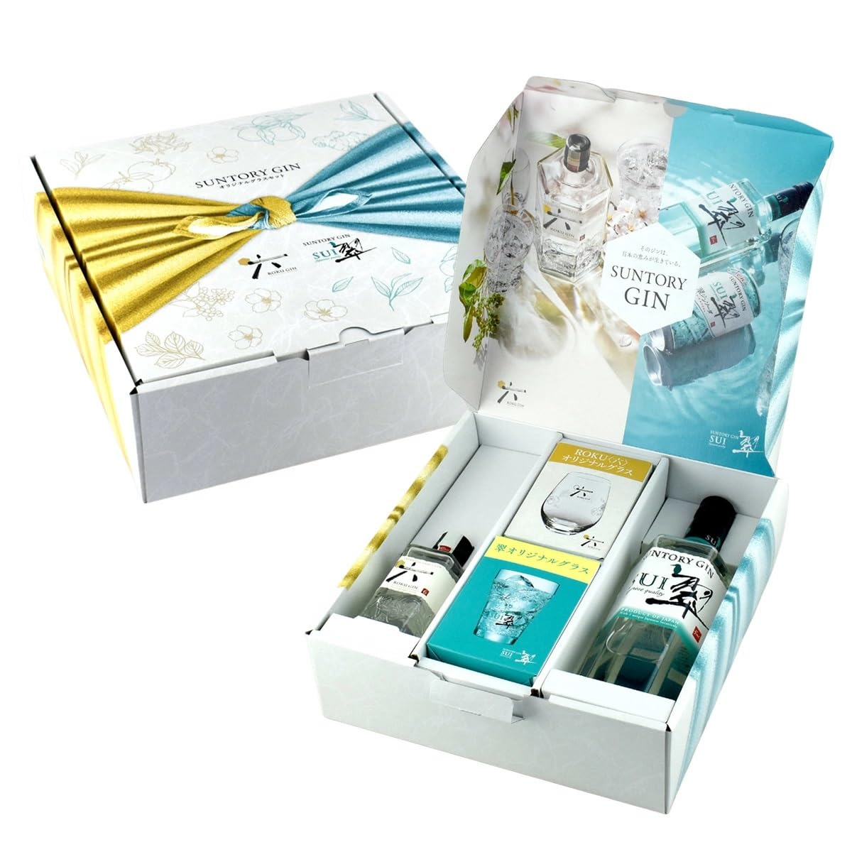 Amazon.co.jp: サントリー ジン 翠 700ml 1本+ROKU(六) 200ml 1本