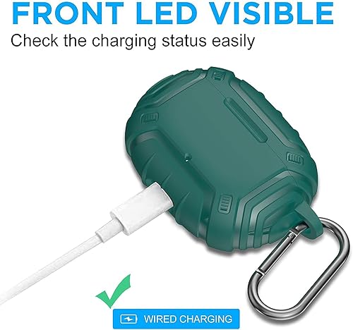 Miniatura 5 de JIML Funda compatible con Beats Studio Buds de poliuretano termoplástico (TPU), funda protectora con llavero y cordón para nuevos Beats Studio Buds