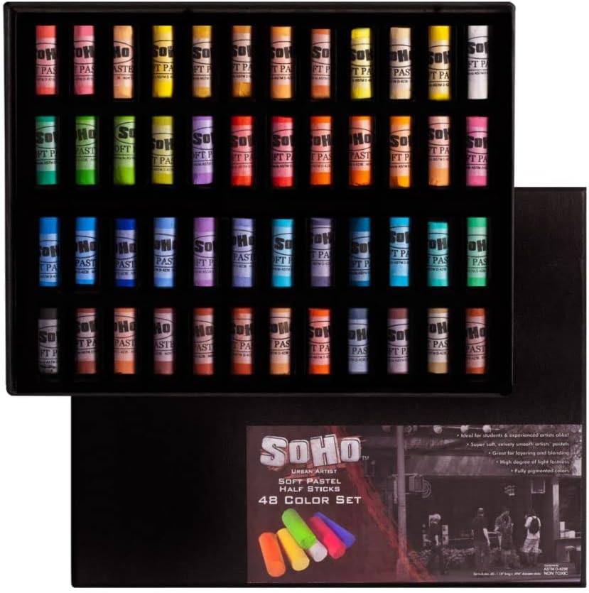 Buy SoHo Urban Artist Soft Pastel Half Stick Sets Super Soft, Super