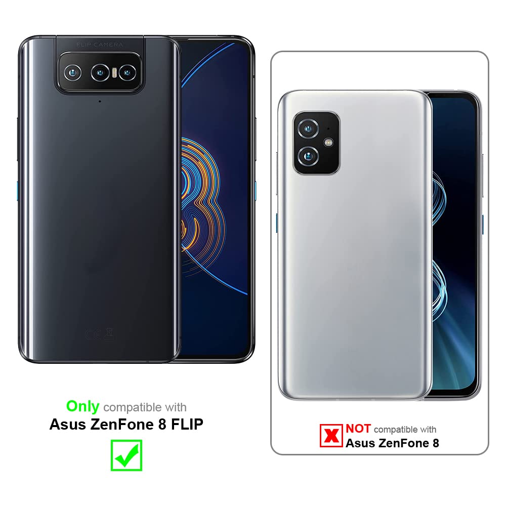 Housse En Cuir Marron Pour Asus Zenfone 8 – Étui De Poche élégant Et Minimaliste