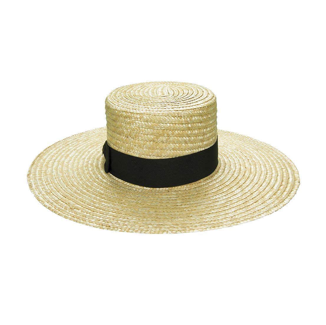 RACEU ATELIER Sombrero Paja Saint Tropez - Canotier Ala Ancha - Sombreros de playa de Ala Ancha - Sombrero de Paja