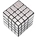 CuberSpeed 4x4 Mirror Cube Silver Sticker Magic Cube Black 4x4x4 Speed Blocks