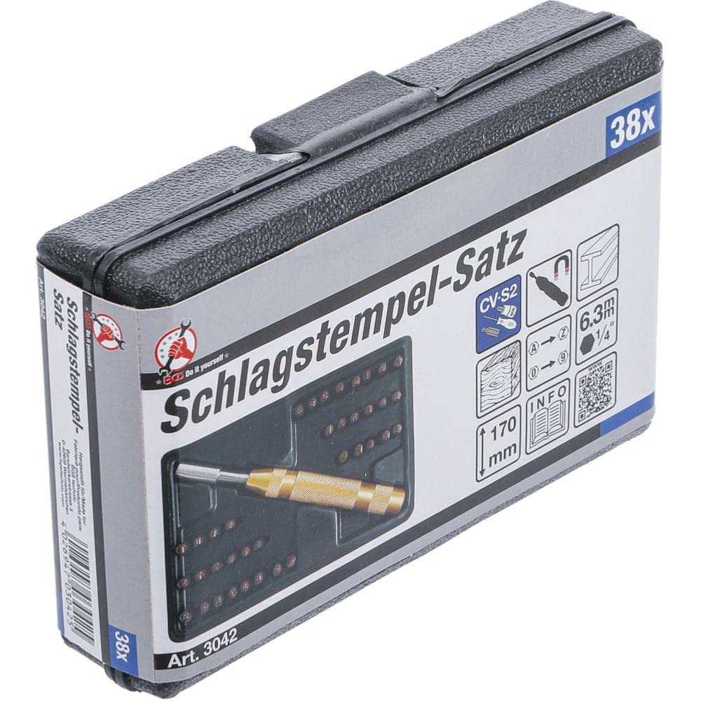 POINTEAU AUTOMATIQUE, LETTRES ET CHIFFRES A FRAPPER DE 4 mm