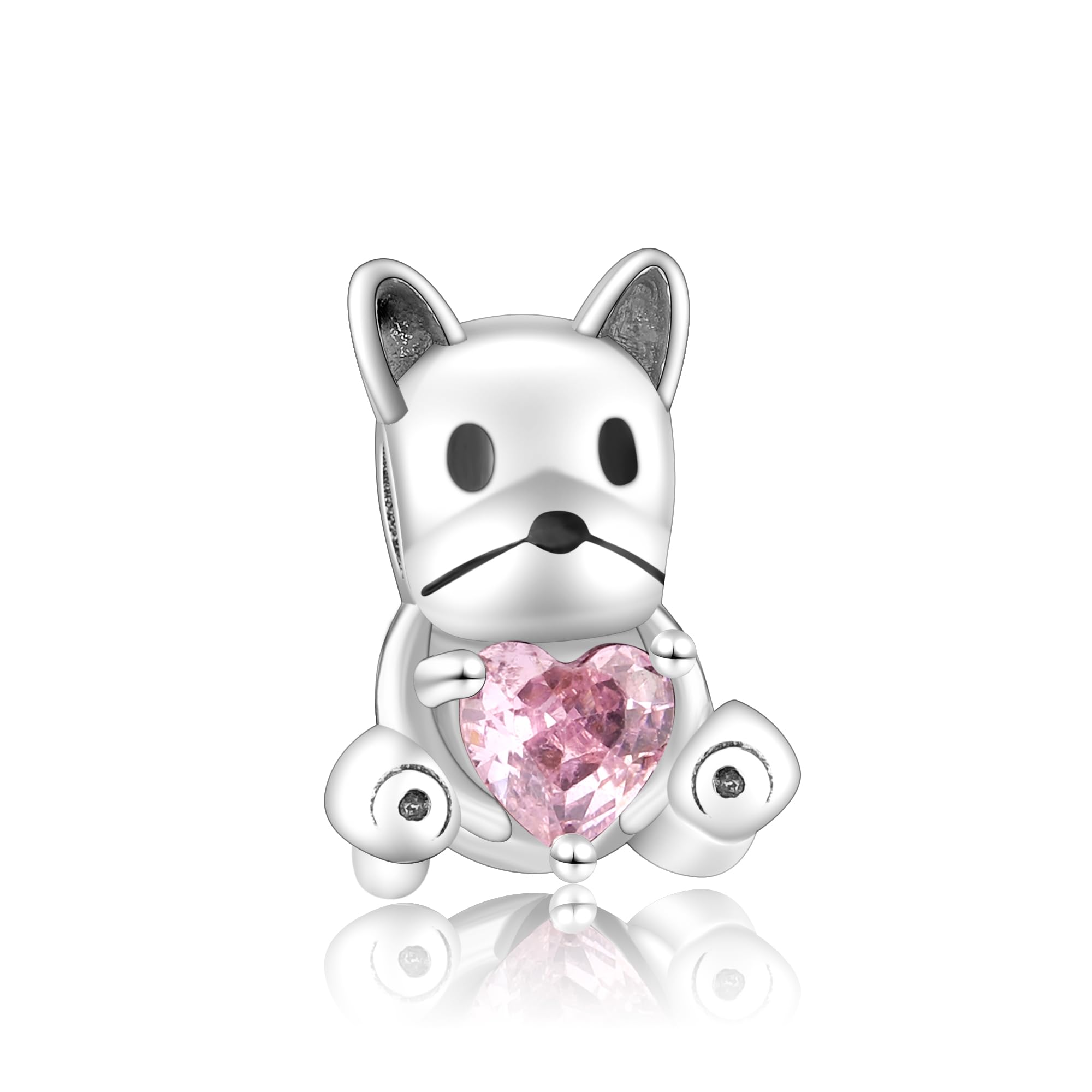 FLUFLO Charm Anhänger Damen 925 Sterling Silber für Armband Charms Beads passend für Pandora Armband und Halskette, Kompatibel mit Europäischen Armbänder für Frauen Mädchen C03