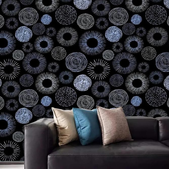 Papier peint moderne ligne 3D pour sublimer le mur TV du salon