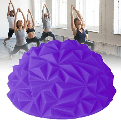 Miniatura 4 de FTVOGUE Pelota de masaje de pies antideslizante media bola de masaje de ejercicio punto de equilibrio para gimnasio, yoga, pilates (())