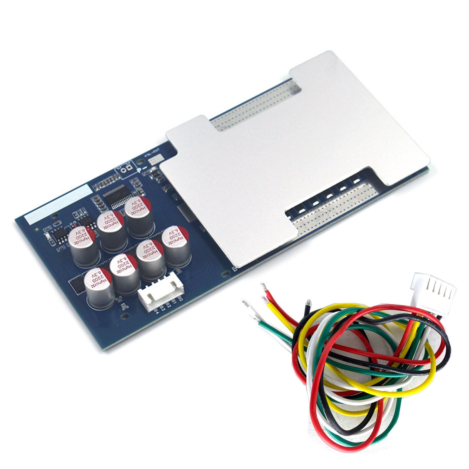Reliably 4S LiFePO4 Cell Balancing Battery Protective Board with 100A Load Handling and Short Circuits Protective Metal Battery Management Systems Board