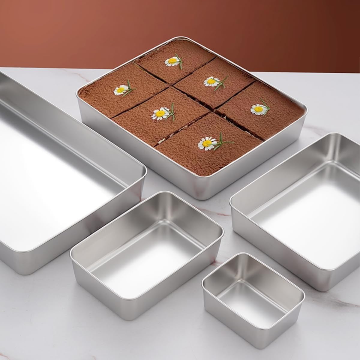 【Wixero】 ステンレス角バット 蓋付き 大型 長方形 ステンレス鋼 料理用 家庭用 業務用バット 調理器具 天ぷら角型 揚げ物