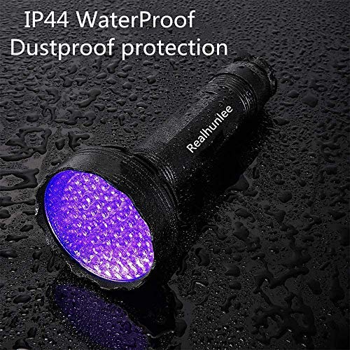 Realhunlee LOVELIFE0003 BLACK LIGHT FLASHLIGHT Uv Flashlight Black Light, 100 Led Blacklight Flashlite Dry Pet Dog/Cat Urine Stains Detector thumb #7