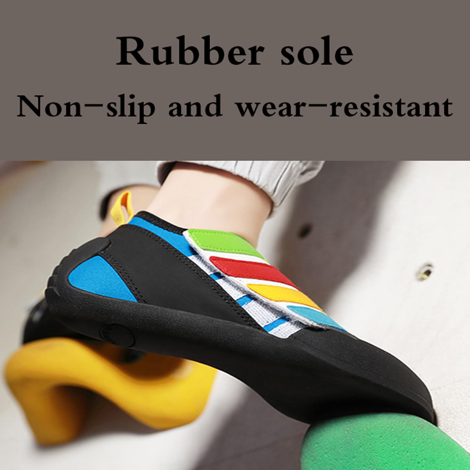 Chaussures d'escalade d'intérieur Enfants,Chaussures d'escalade Sportive,Chaussure Escalade Homme,Chaussure Escalade Femme,D'escaladee Chaussures,Respirabilité,pour intérieur extérieu