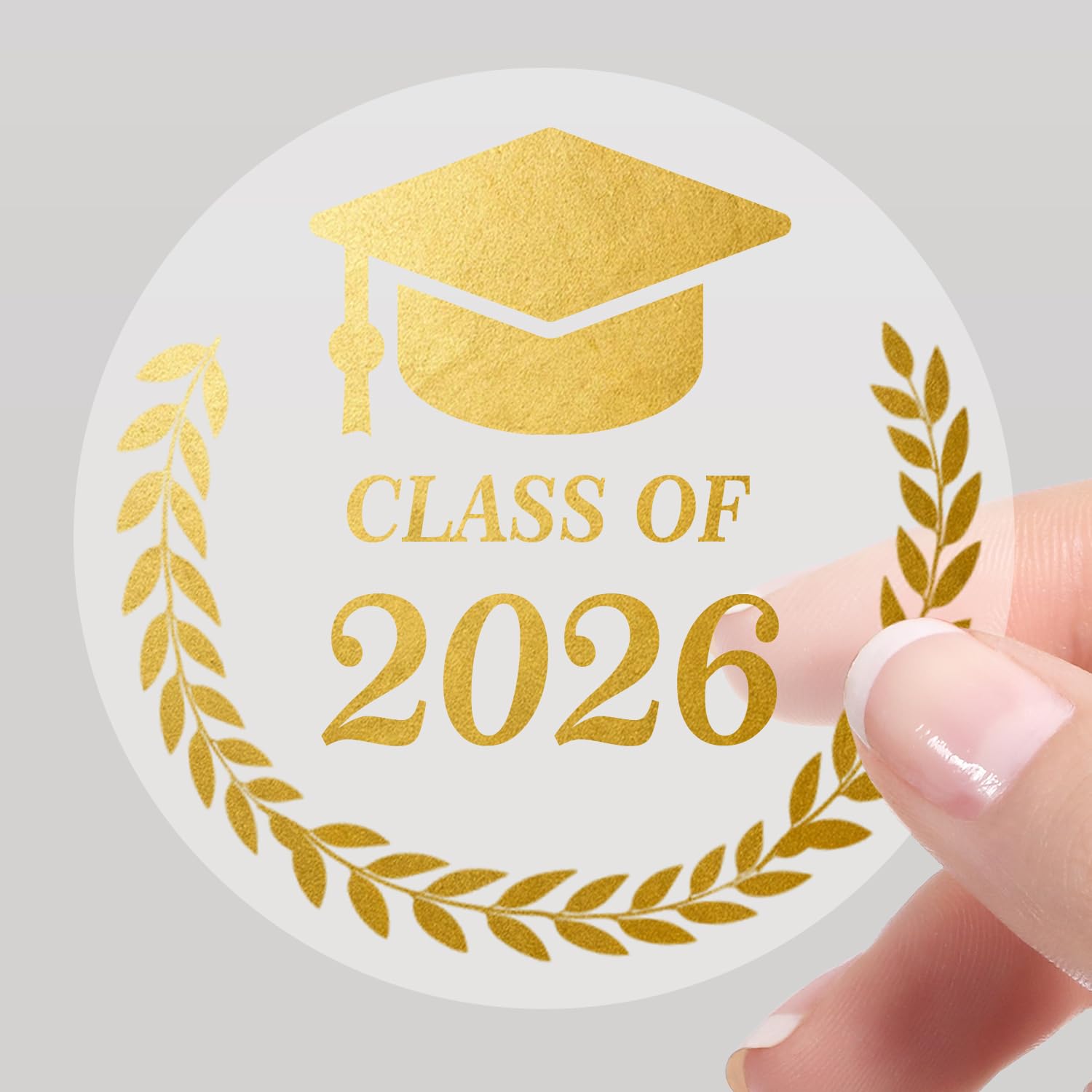 Photo 1 of 120PCS Graduation Stickers, Class of 2026, Graduation Envelope Seals, Congratulations Graduates, Gold Seals for Certificates, Foil Metallic Seal, Graduation Labels, Graduation Party Favors 1.6 inch