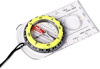 Orienteering Hiking Backpacking Compass Advanced Scout Camping and Kids Scout Compass for Map Reading Baseplate Best Survival Gifts