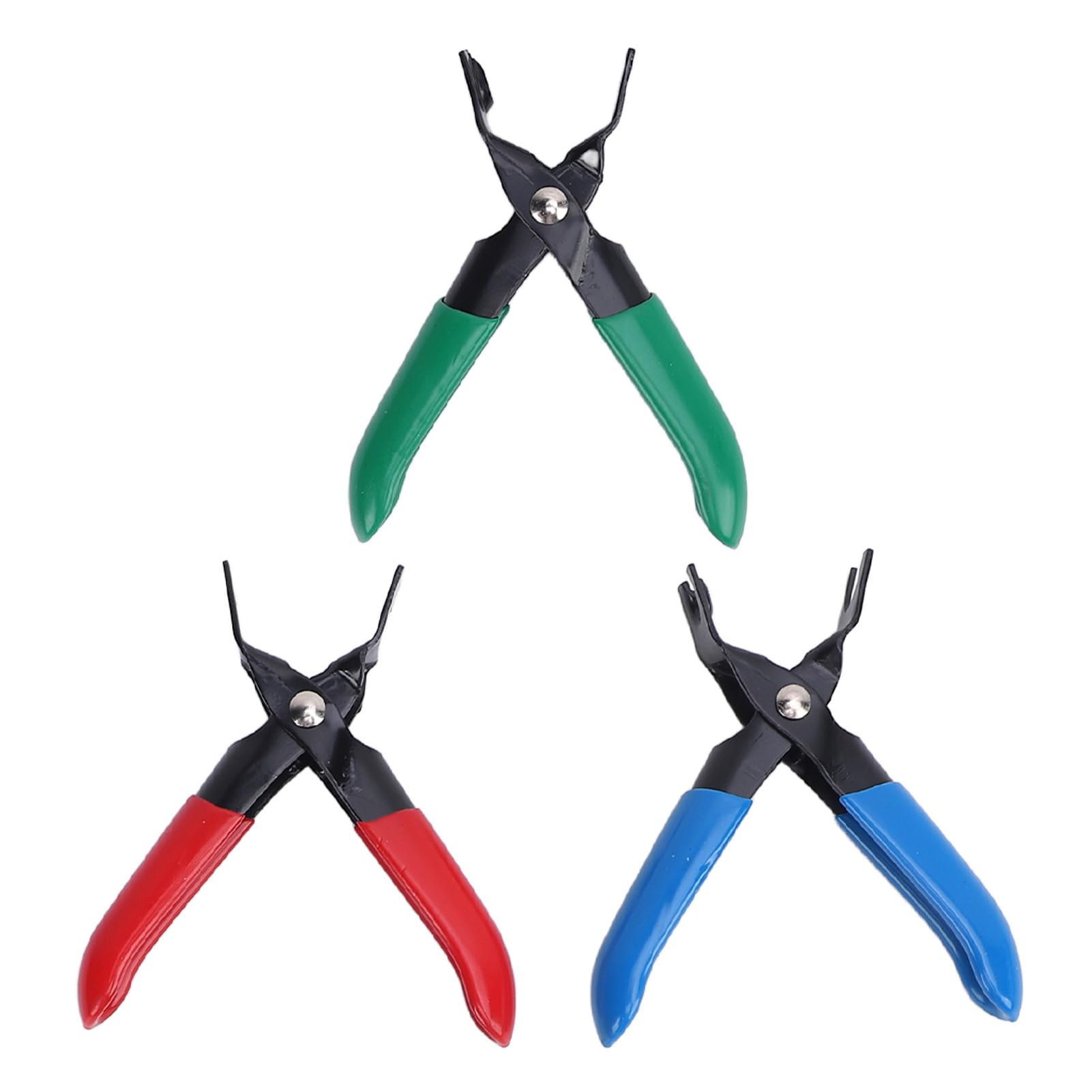 Tyenaza 3PCS Fuel Line Disconnect Pliers Set, Fuel and AC Line Ergonomic Hose Remover Pliers Set Quick Disconnect Release Removal Tool for Auto Maintenance