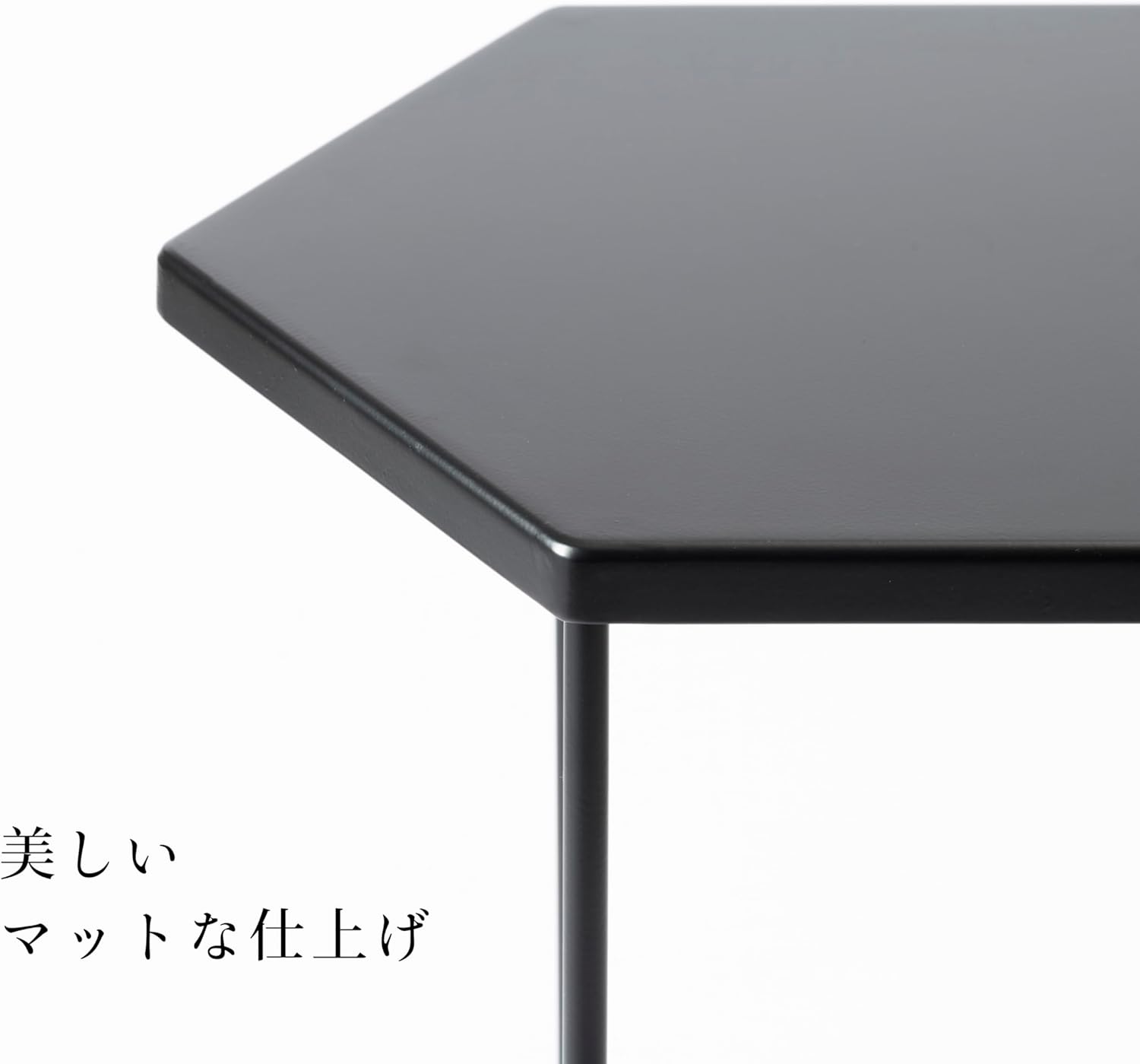 Katzden Stacking Tables, Set of 3 Sizes, Satin Dark Gray