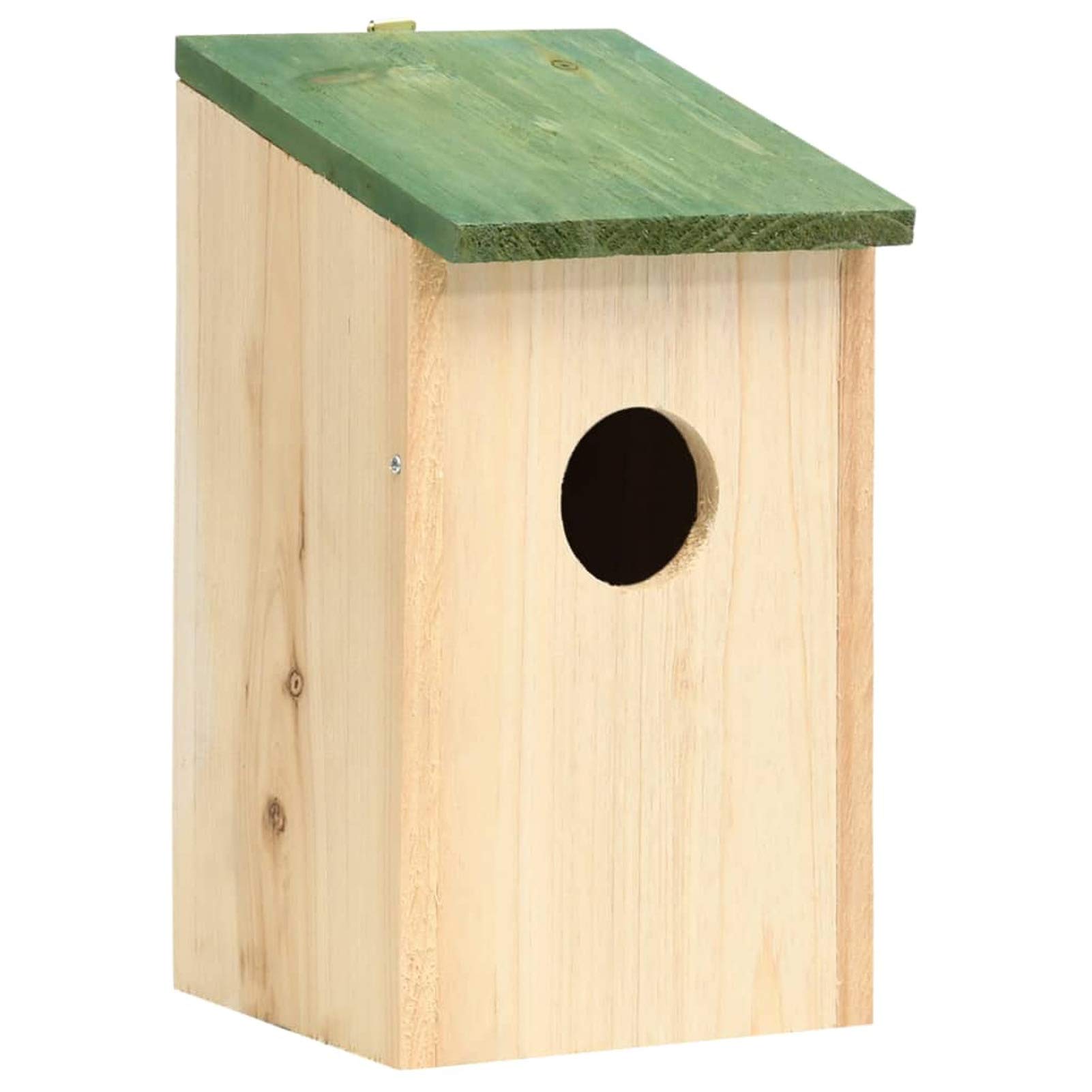 Tidyard Nido Artificiale Casetta per Uccelli in Legno, da Appendere, Porta Piccola Apertura 12x12x22cm,Uccelli Selvatici in Legno, da Esterno