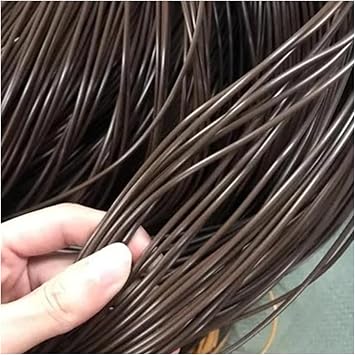 jweemax 500g 2.5mm Round Rattan Wicker Repair Kit, Round Plastic Wicker Material Synthetic Rattan Weaving Strip for Repairing Patio Furniture, Rattan Chair Table, Storage Basket, Hand-Woven Crafts