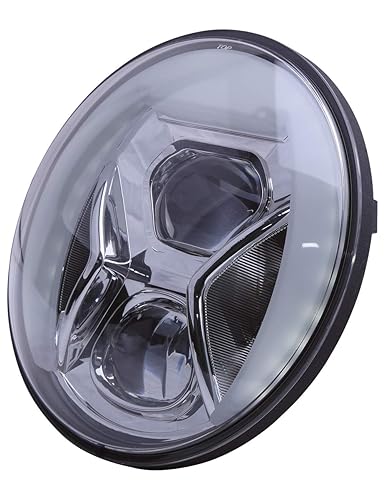 Highsider 226-002 7in. LED Adaptive Headlight - Chrome
