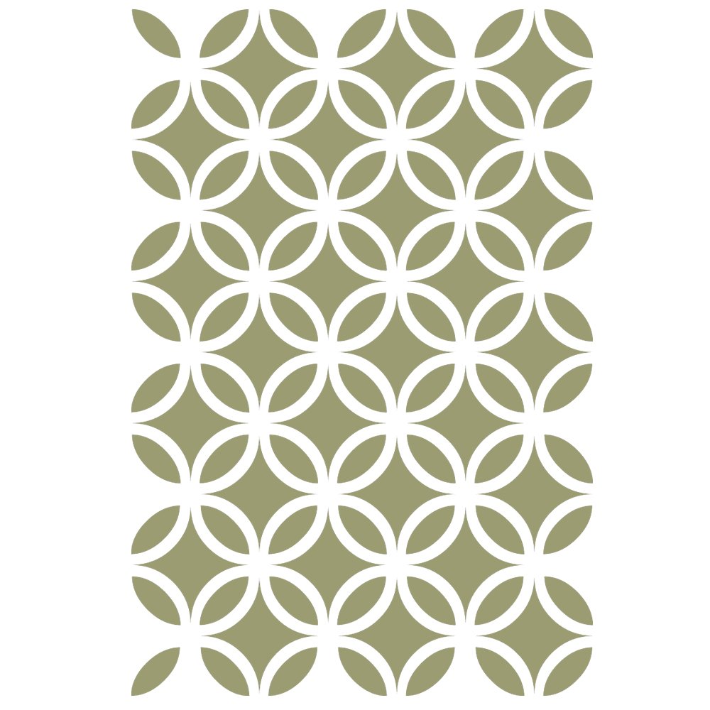 J BOUTIQUE STENCILSCircle Lattice Stencil Template for Crafting Canvas DIY decor Wall furniture