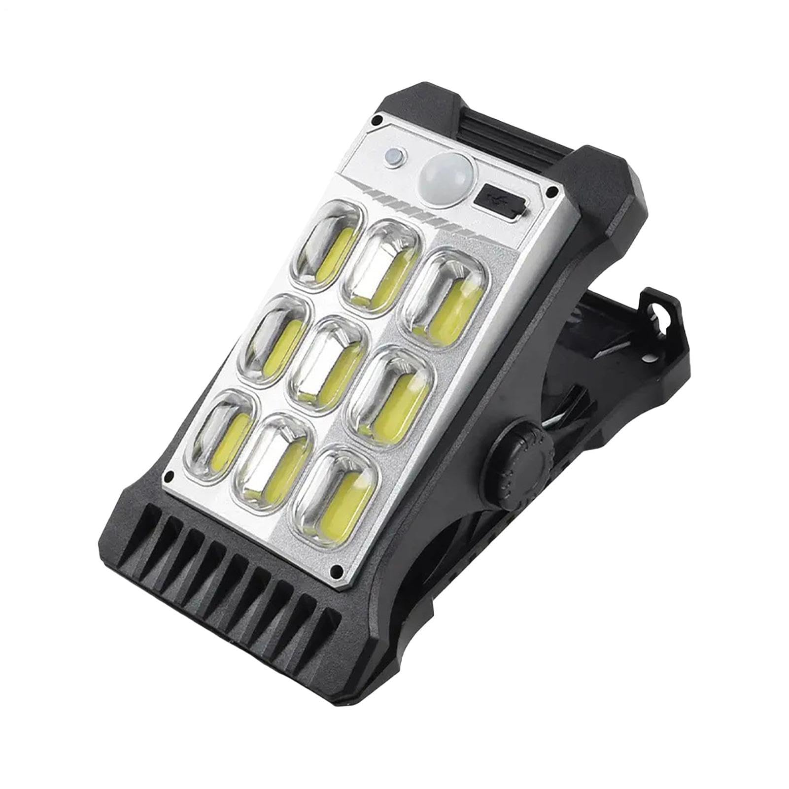 Luces solares con linterna de pinza inalámbrica y sensor de tres posiciones 8