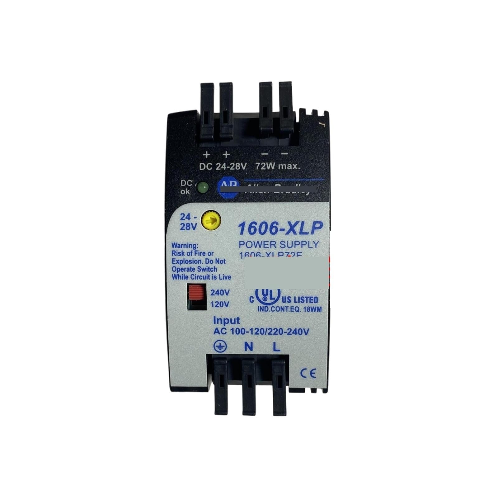 1606-XLP72E alimentation rail DIN 24V CC pour automatisme industriel