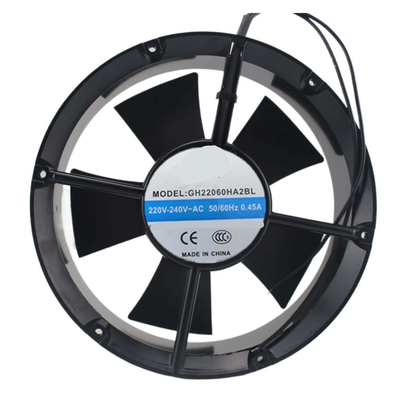 TPKMVGAP GH20060HA2BL AC 220/240V 0.45A 200x200x60mm Server Cooling Fan