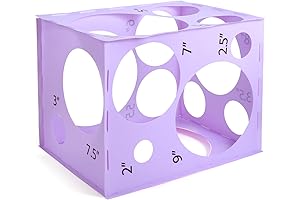 16-Hole Plastic Balloon Sizer Box: Your Precision Partner for Enchanting Balloon Displays