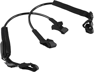 Juego de 2 cables ajustables antideslizantes para windsurf, color negro (22-28 pulgadas)