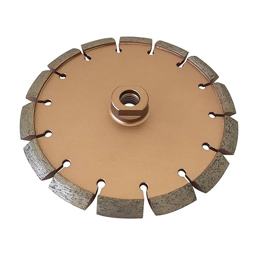 Miniatura 1 de Cuchilla cazadora de grietas de 7 pulgadas para hormigón curado, reparación de asfalto o ensanchamiento de juntas, 0.375 pulgadas de ancho, eje