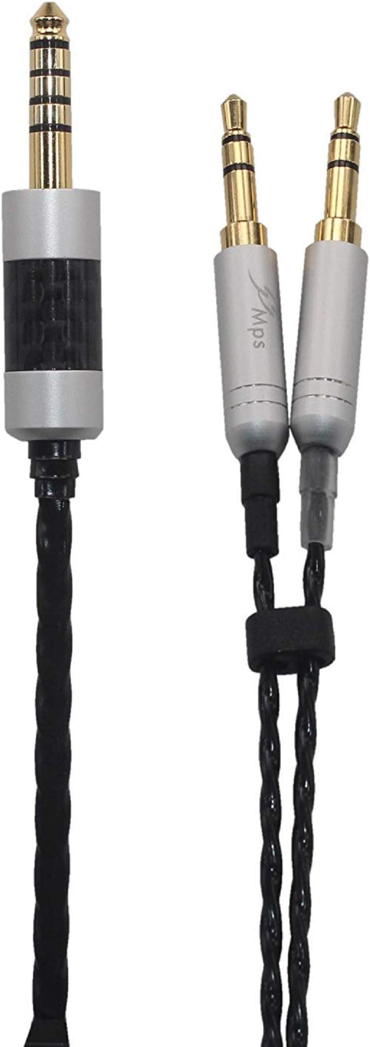 KK Cable SH-S HiFi Replacement Audio Upgrade Cable Compatible for T1 II, T5 Headphone, 4.4MM Balanced Male, SH-S