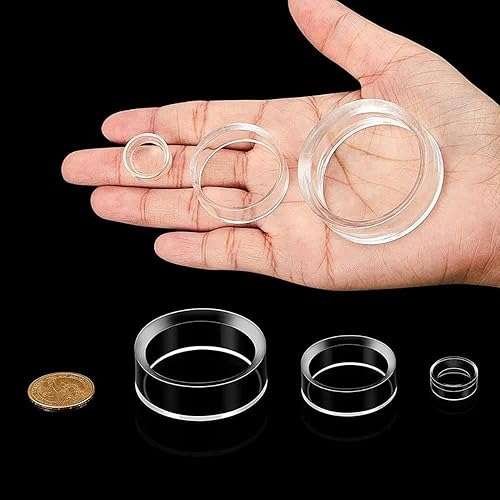 Miniatura 6 de Soporte para esfera, 10 unidades, acrílico transparente, para base de piedra de cristal, decoración de pedestal, pequeños coleccionables, caballete