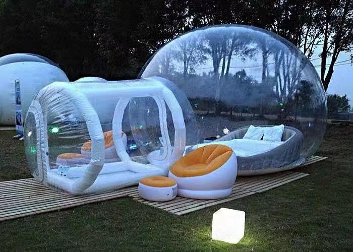 Carpa inflable burbuja transparente cúpula para camping 3-5 personas miniatura 6