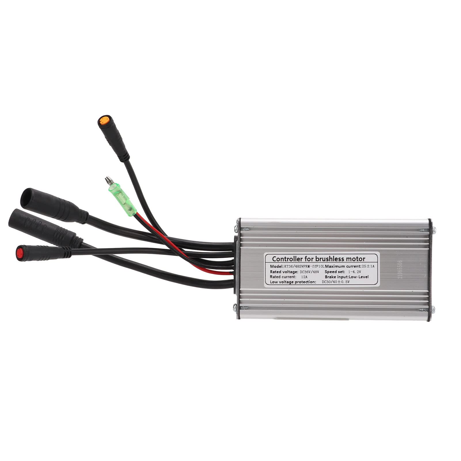 Controller Motore CC Senza spazzole, Controller sinusoidale 36V/48V 25A Impermeabile per Bicicletta elettrica