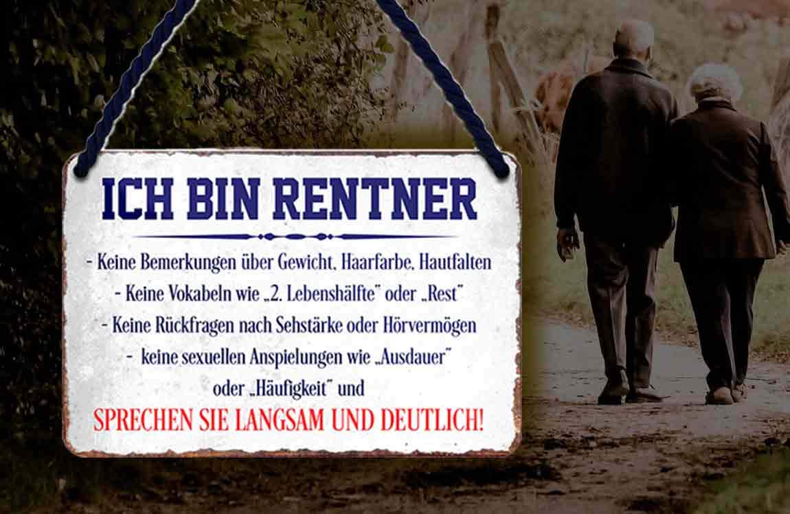 schilderkreis24 – Metalen bord met grappige spreuk Ich bin gepensioneer pension huisingang cadeau-idee cadeau verjaardag Kerstmis grootouders gepensioneerde senioren kleinkinderen 18 x 12 cm schilderkreis24 – Metalen bord met grappige spreuk Ich bin gepensioneer pension huisingang cadeau-idee cadeau verjaardag Kerstmis grootouders gepensioneerde senioren kleinkinderen 18 x 12 cm