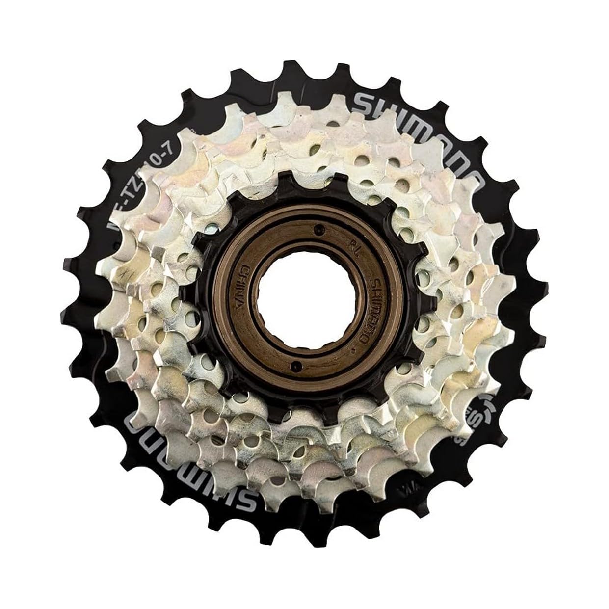 Schraubkranz MF-TZ510 7-Fach, 14-16-18-20-22-24-28, Braun/Schwarz