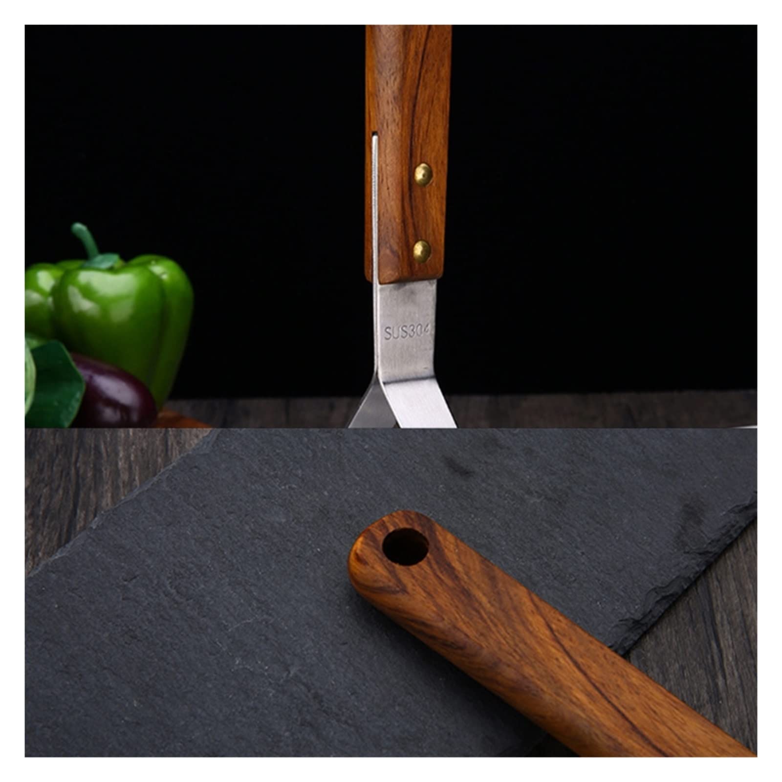 Kartoffelstampfer Kartoffelstampfer Edelstahl Lebensmittelstampfer Utensil mit Holzgriff Gemüse Obst Vielseitiger Stampfer