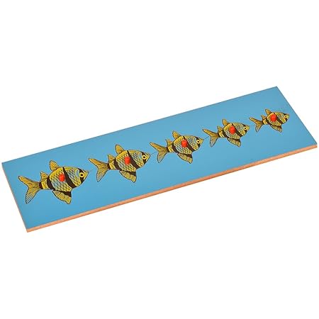 Kidken Montessori Size Variation Inset Board Fish Toy for Develepment and Growth || Kids Playing Instrument