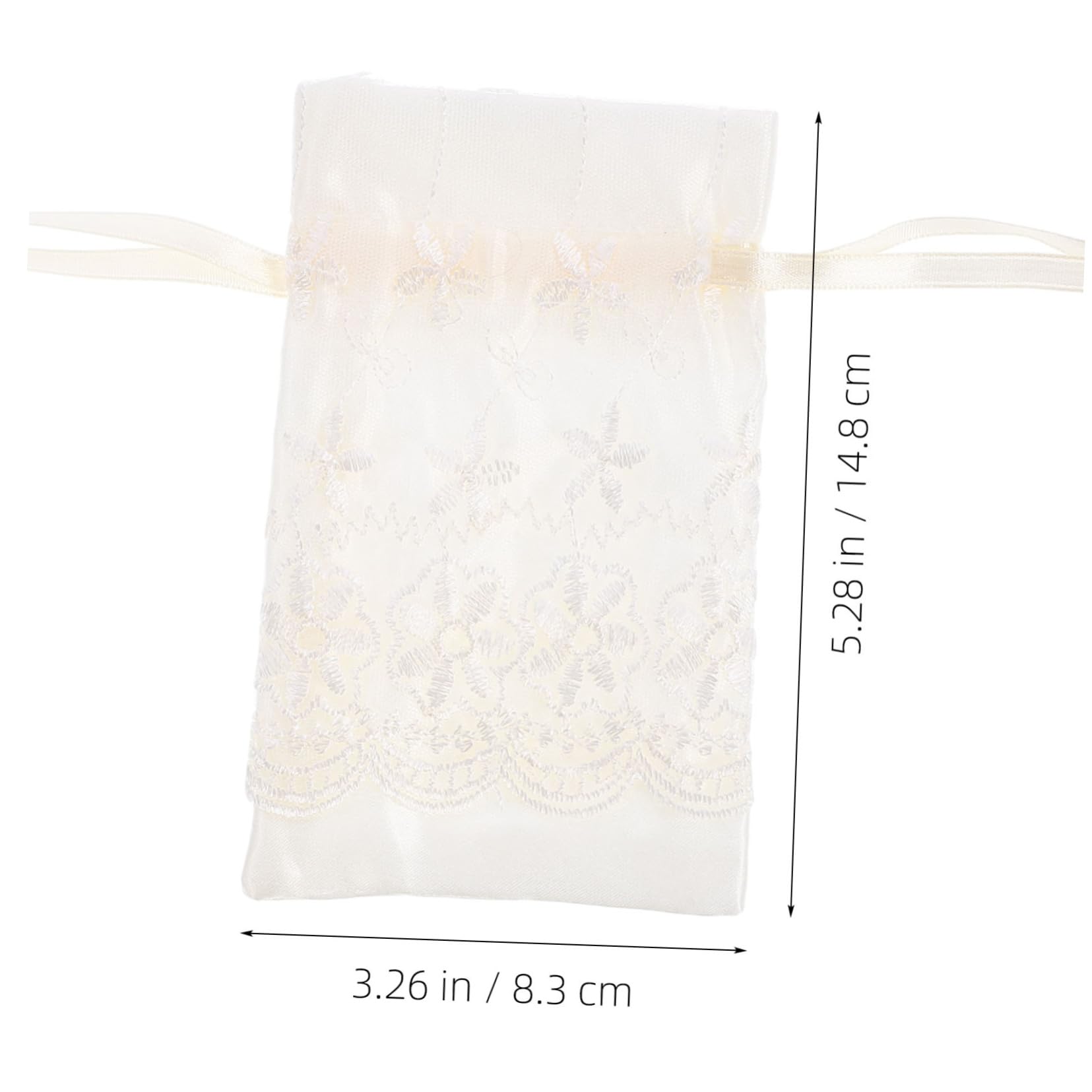 5 Set Sacchetti Elegante Per Gioielli Per Matrimoni E Speciali Sacchetti Per Confetti 4 Pezzi*5