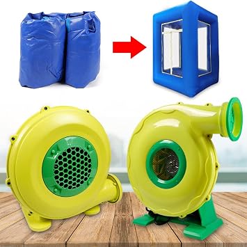 9ft Inflatable House, Inflatable Cash Cube Booth Cash Cube Money Machine with 2 Air Blowers, Commercial Money Grab Machine for Advertisment