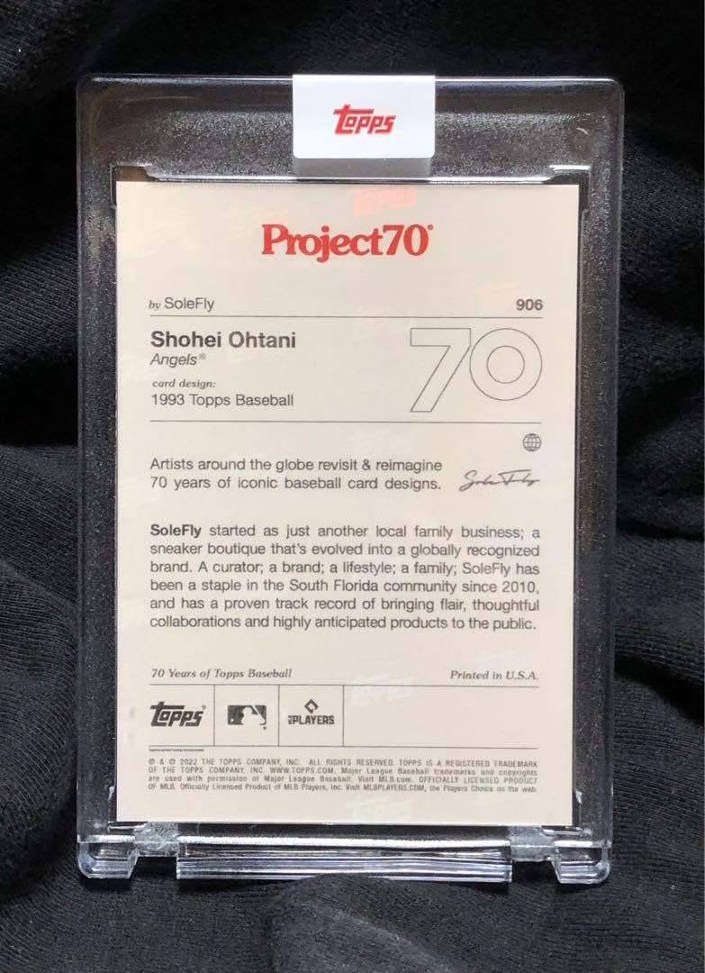 ★Topps project70 大谷翔平　2021 MVP 記念 大谷翔平 #OS-40 アメリカン・リーグMVPを受賞した記念カード