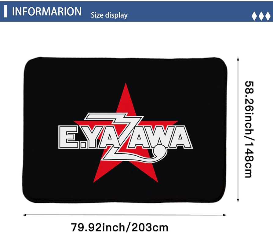 矢沢永吉さん　カーマット Amazon.co.jp: カーペット ラグマット 矢沢永吉 ラグ 絨毯 フロア