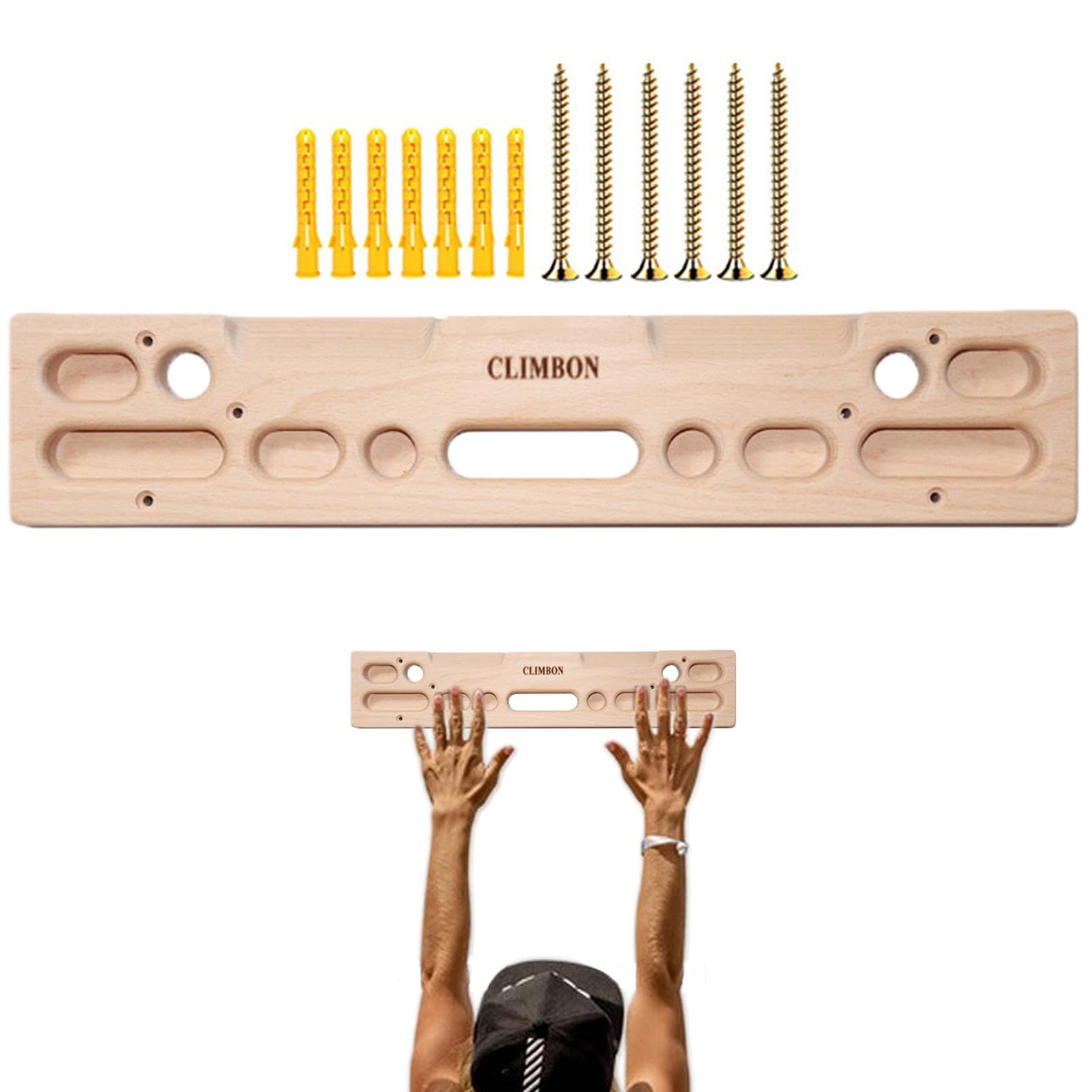 Tabla de Escalada para Escalar, Tablero de Madera para Entrenamiento de